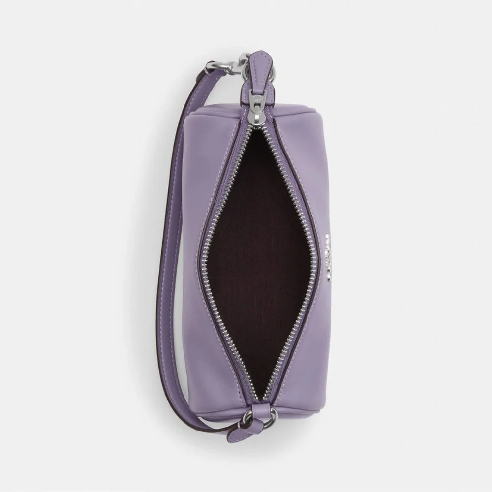 Coach Lavender Leather Barrel Shoulder Bag - Picture 7 of 7